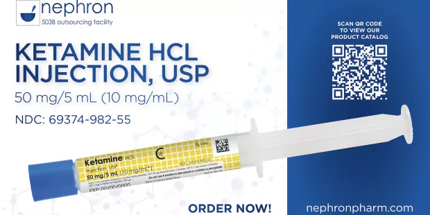 NEW PRODUCT: Ketamine Hydrochloride Injection