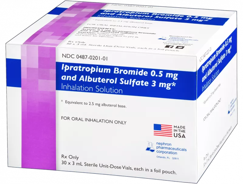 Ipratropium Bromide and Albuterol Sulfate (duo dose)